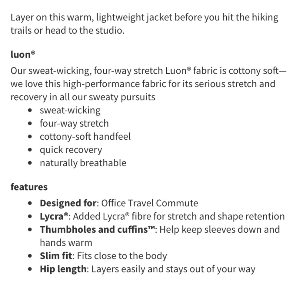 Lululemon Define Jacket (First Release) - image 8